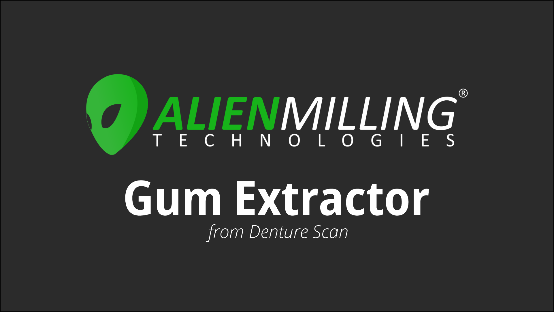 Alien Milling's Denture Gum Extractor Module for Blender: Simplifying Tissue Scan Extraction